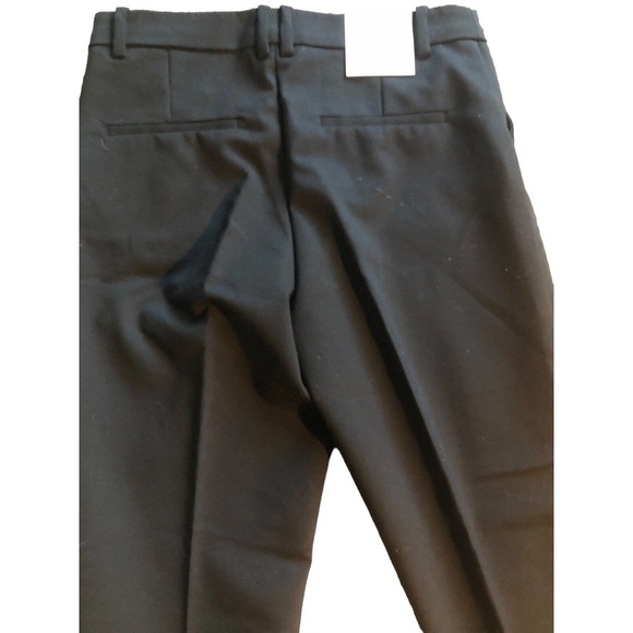 H & M Women’s Black Slacks Pants Trousers Regular Waist Ankle Size 6 - Picture 4 of 7